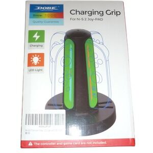 DOBE Charging Grip for Nintendo Switch Joy-Con LED Light USB-C TNS-1188 Black